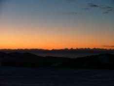 Nächtliches Alpin Skifahren am Grand Ballon