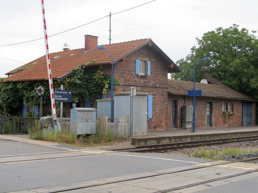 La gare de Kilstett dans le Bas-Rhin