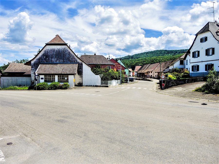 Centre de Winkel, Dorfzentrum von Winkel im südlichen Elsass
