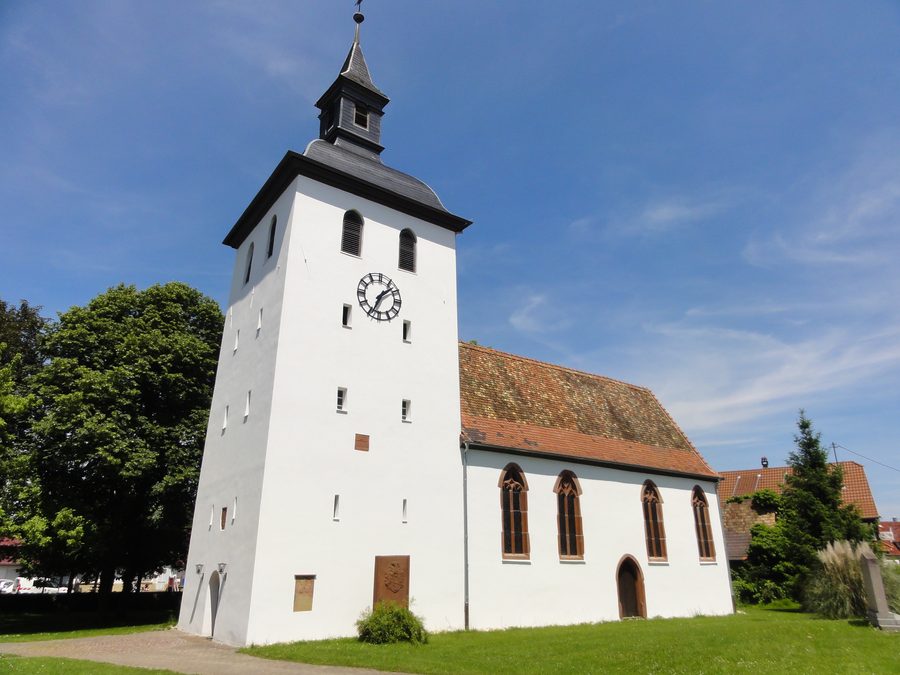 Protestantische Kirche Saint-Michel in Roppenheim im Elsass