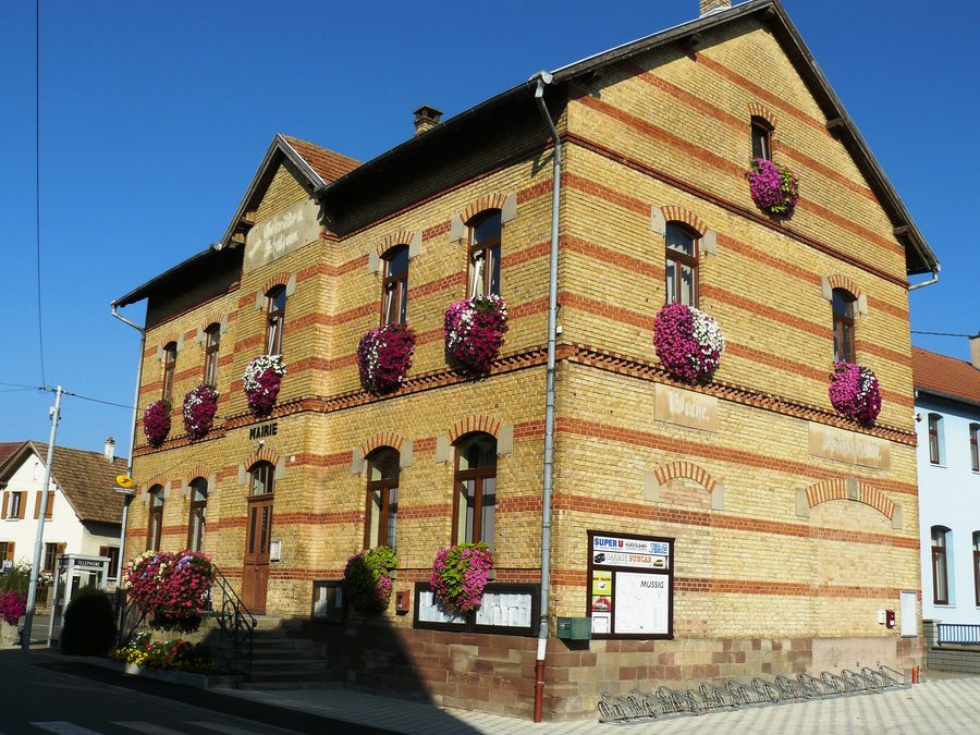 Rathaus von Mussig im Elsass