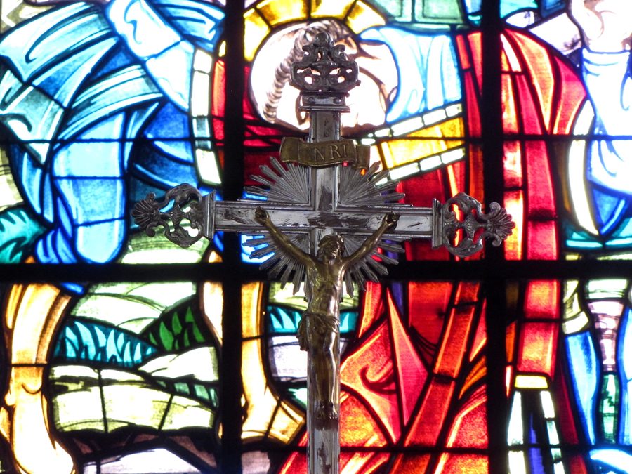 Innenansicht der Kirche in Salmbach im Bas-Rhin