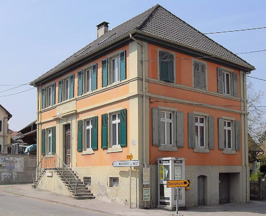 La mairie et l'ancienne école de Magstatt-le-Bas