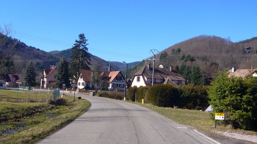 Entrée du village de Lalaye dans le Bas-Rhin