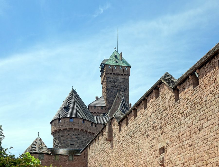 Château du Haut-Koenigsbourg in Orschwiller im Elsass