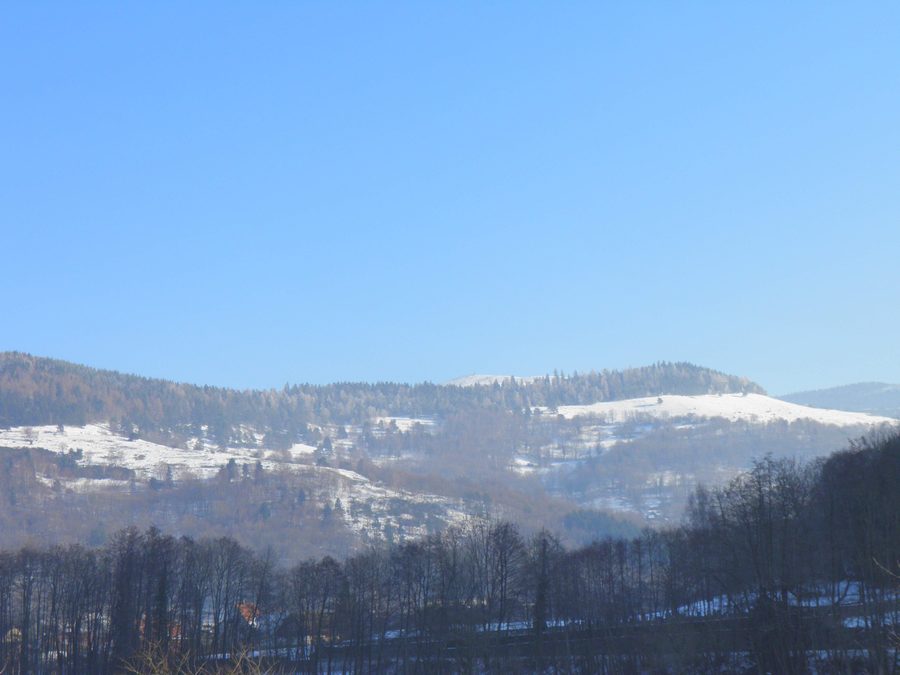 Paysage à Metzeral dans le Haut-Rhin, en France