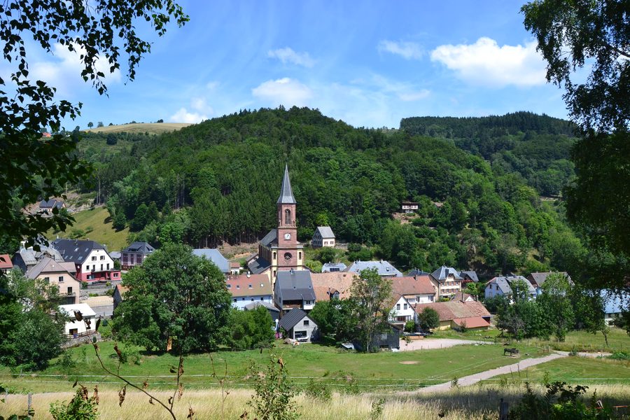 Ansicht von Le Bonhomme im Département Haut-Rhin
