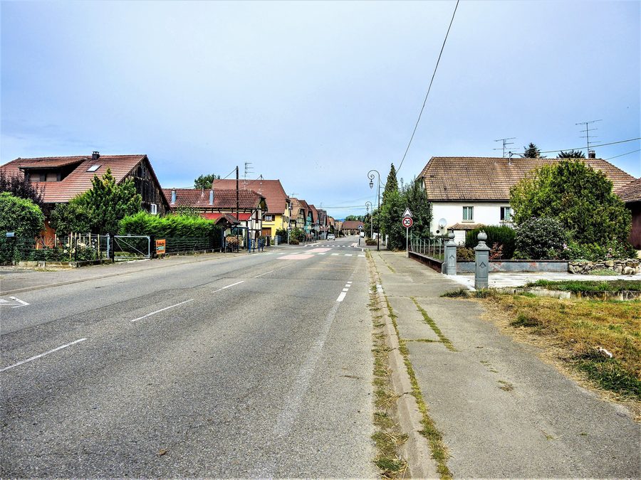 Rue principale de Traubach-le-Bas