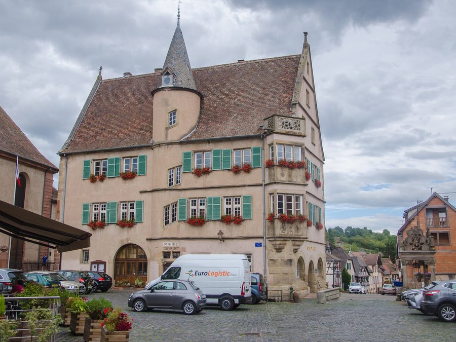 Renaissance-Rathaus von Bœrsch in Elsass