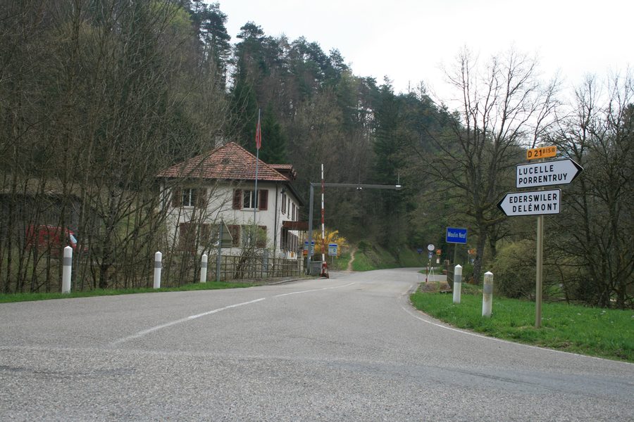 Moulin Neuf an der Grenze zwischen Roggenburg und Kiffis