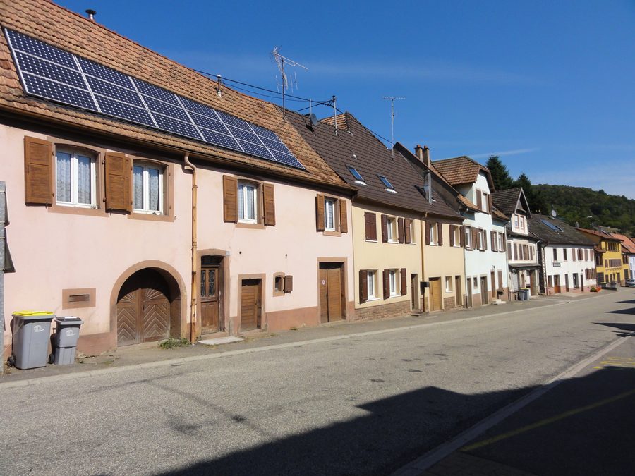 Grand'Rue in Maisonsgoutte im Elsass