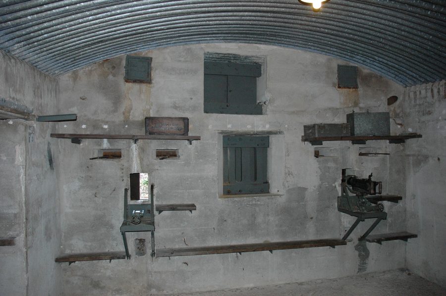 Außenansicht des Forts von Mutzig im Elsass