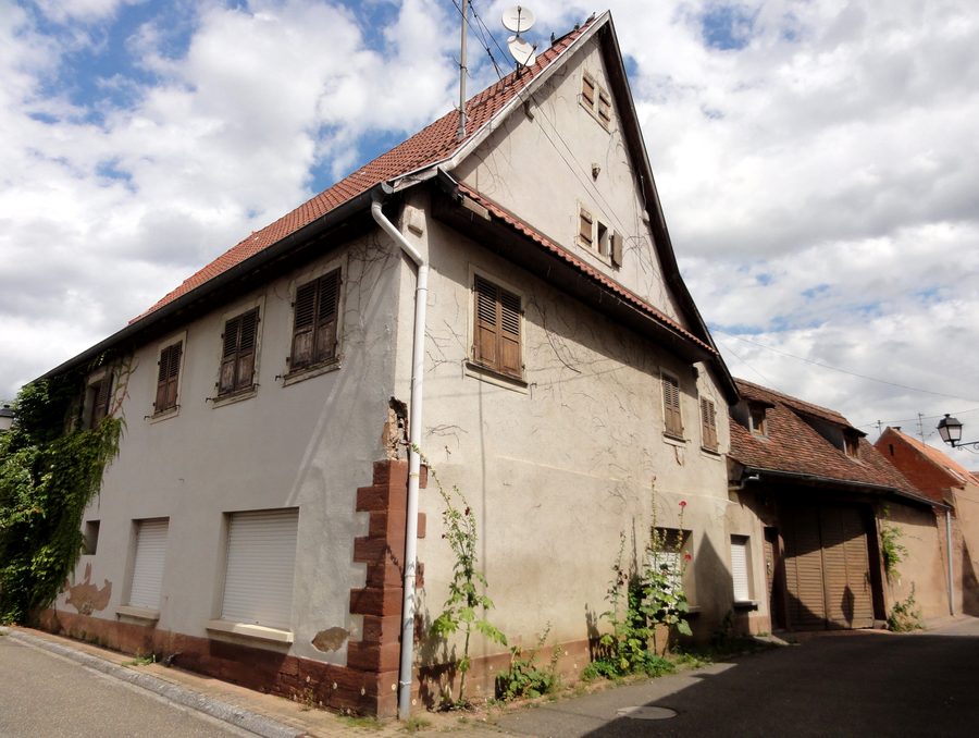 Ehemalige Synagoge in der Rue des Usines in Traenheim im Elsass