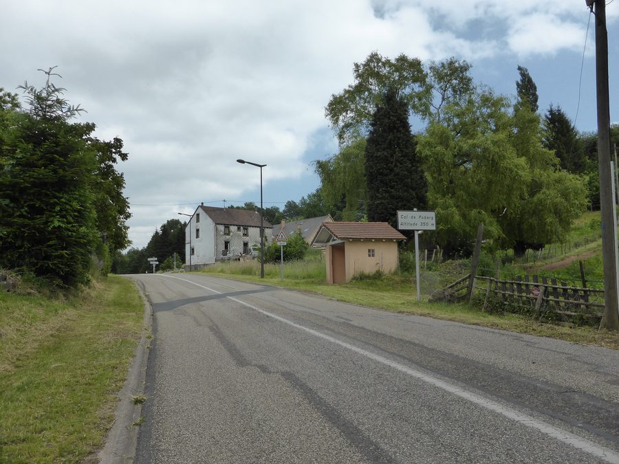 Landschaft am Col de Puberg im Gebiet der Nordvogesen