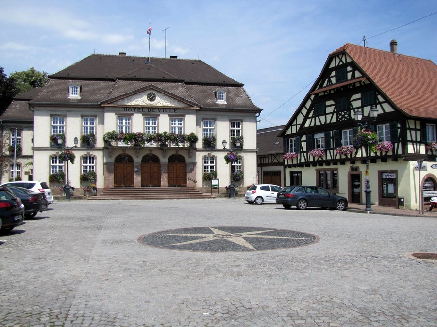 Hôtel de Ville in Erstein im Elsass