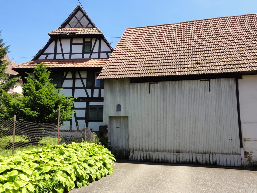 Ferme du XVIIIe siècle au 4 rue de l'Église à Rottelsheim, en Alsace