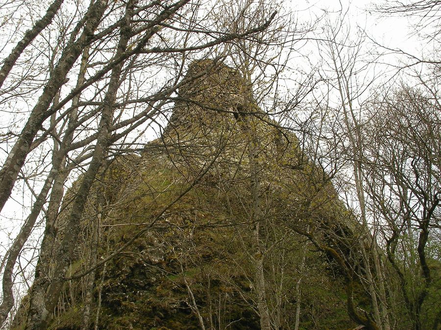 Ruinen des Château de Freundstein bei Goldbach-Altenbach im Haut-Rhin