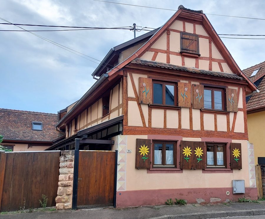 Maison à colombage au 25 rue de Krautwiller à Brumath