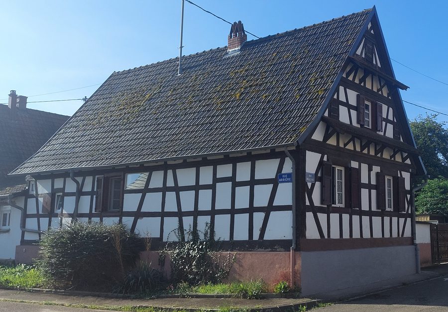 Maison à colombage au 22 Rue Belle Vue à Stundwiller