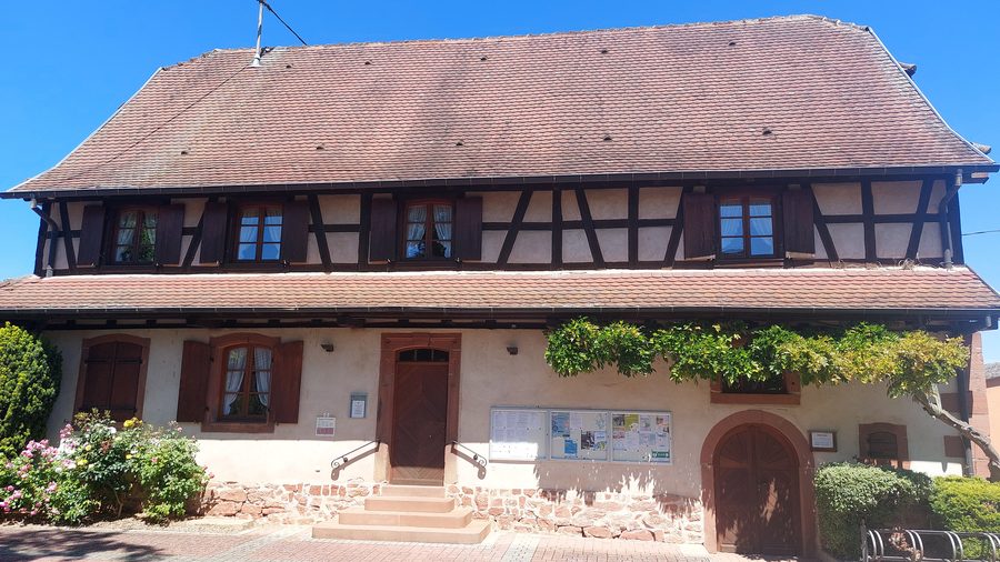 Rathaus von Schillersdorf im Elsass
