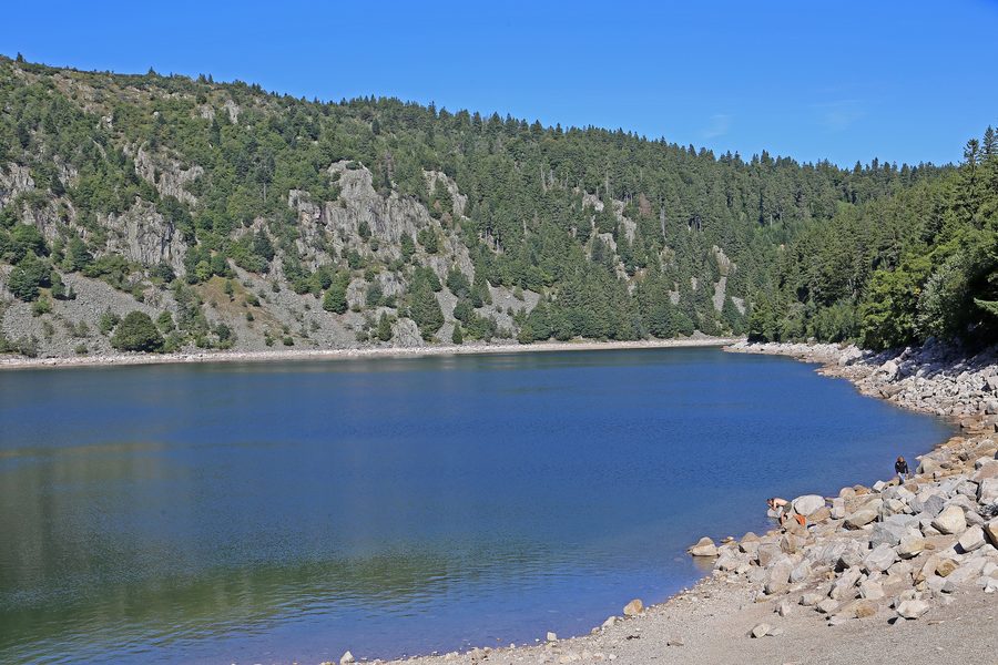 Lac Blanc (Weißer See) an der Ostseite der Vogesen