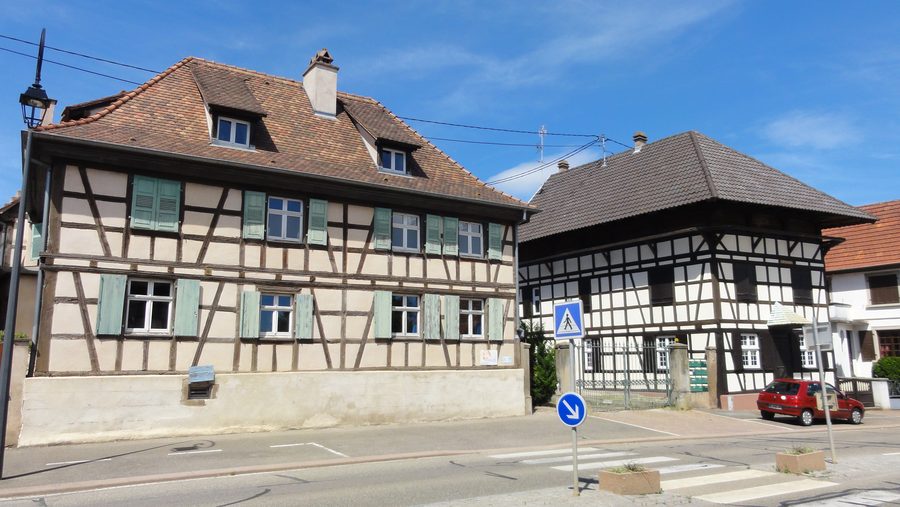 Ancienne maison alsacienne au 26 rue Principale à Breuschwickersheim