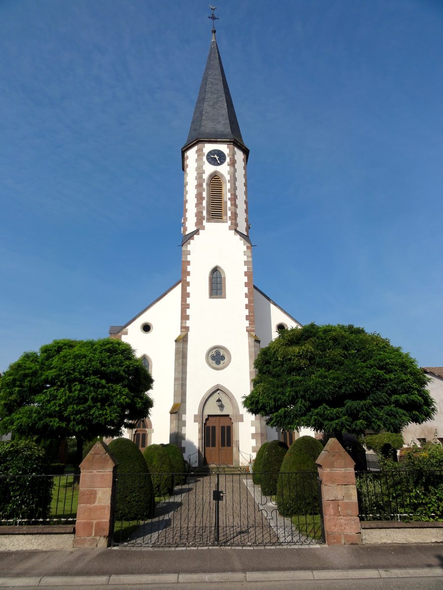 Evangelische Kirche Saint-Guillaume in Gerstheim im Elsass