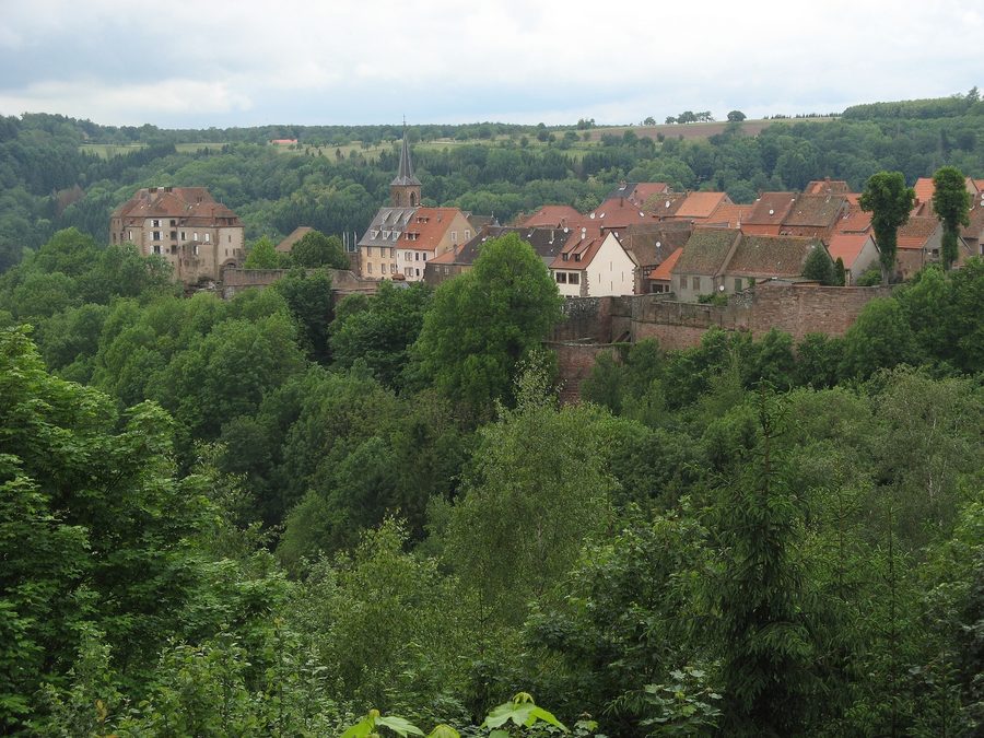 Landschaft im Parc naturel régional des Vosges du Nord