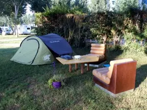 Camping auf dem Bauernhof