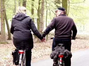 Radfahren zu zweit im Franche-Comte