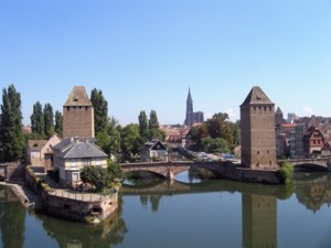 Strasbourg Panoramabild Stadtansicht