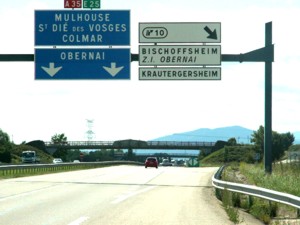 Autobahnen Elsass