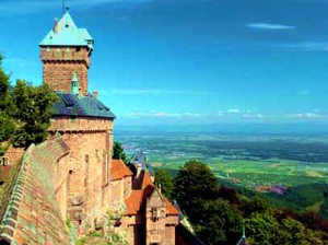 Hohkönigsburg (Haut-Koenigsbourg) im Elsass